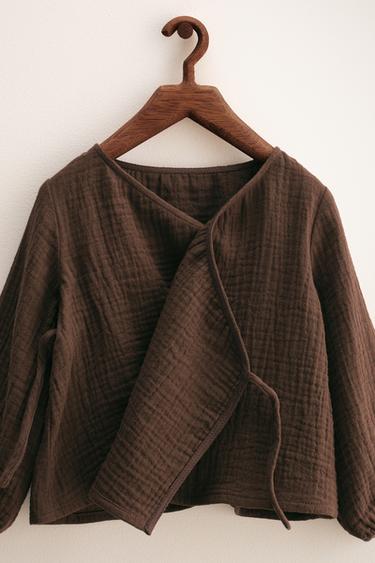 ZARA TIMELESS - PLAIN TEXTURED SET - Brown by Zara - Image 2