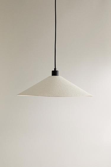 LÁMPARA TECHO PAPEL MEDIANA - Blanco de Zara