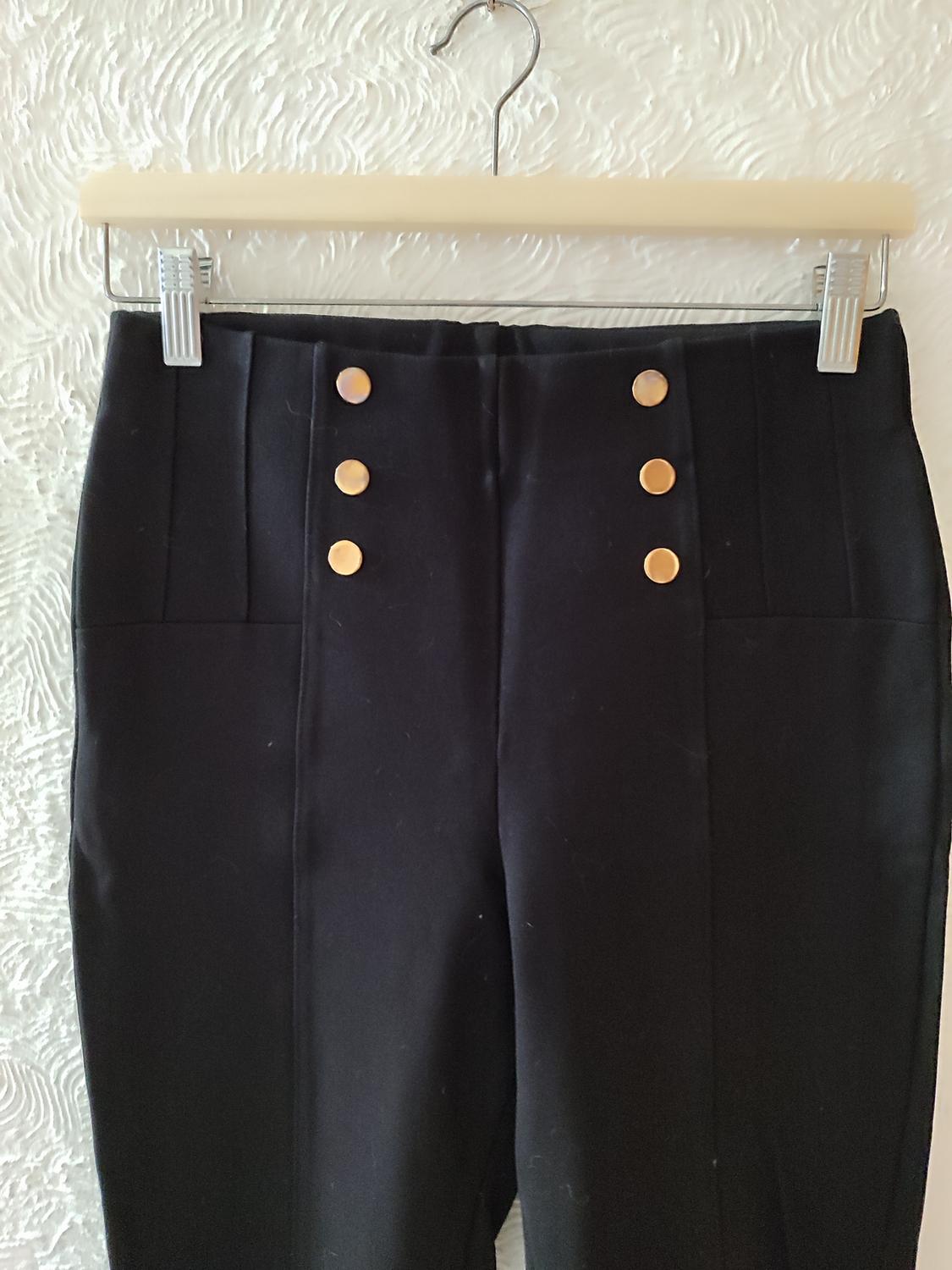 LEGGINGS WITH METAL BUTTONS - Image 3