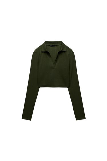 POLO SHIRT WITH RIBBED TRIMS