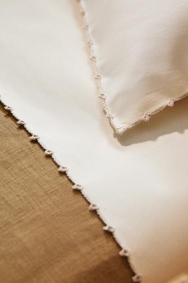 ENSEMBLE DE DRAPS MINI-LIT BÉBÉ PIQUÉ - Blanc cassé de Zara - Image 5