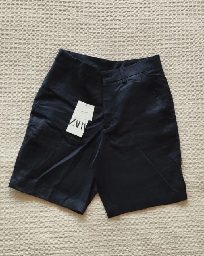 100% LINEN BERMUDA SHORTS - Image 5
