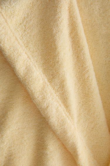 ROUPÃO CAPUZ (360 GXM²) - Amarelo-claro da Zara