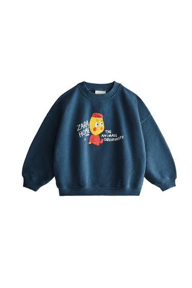 LIMONCELLA X THE ANIMALS OBSERVATORY KIDS’ SWEATSHIRT - Blue by Zara
