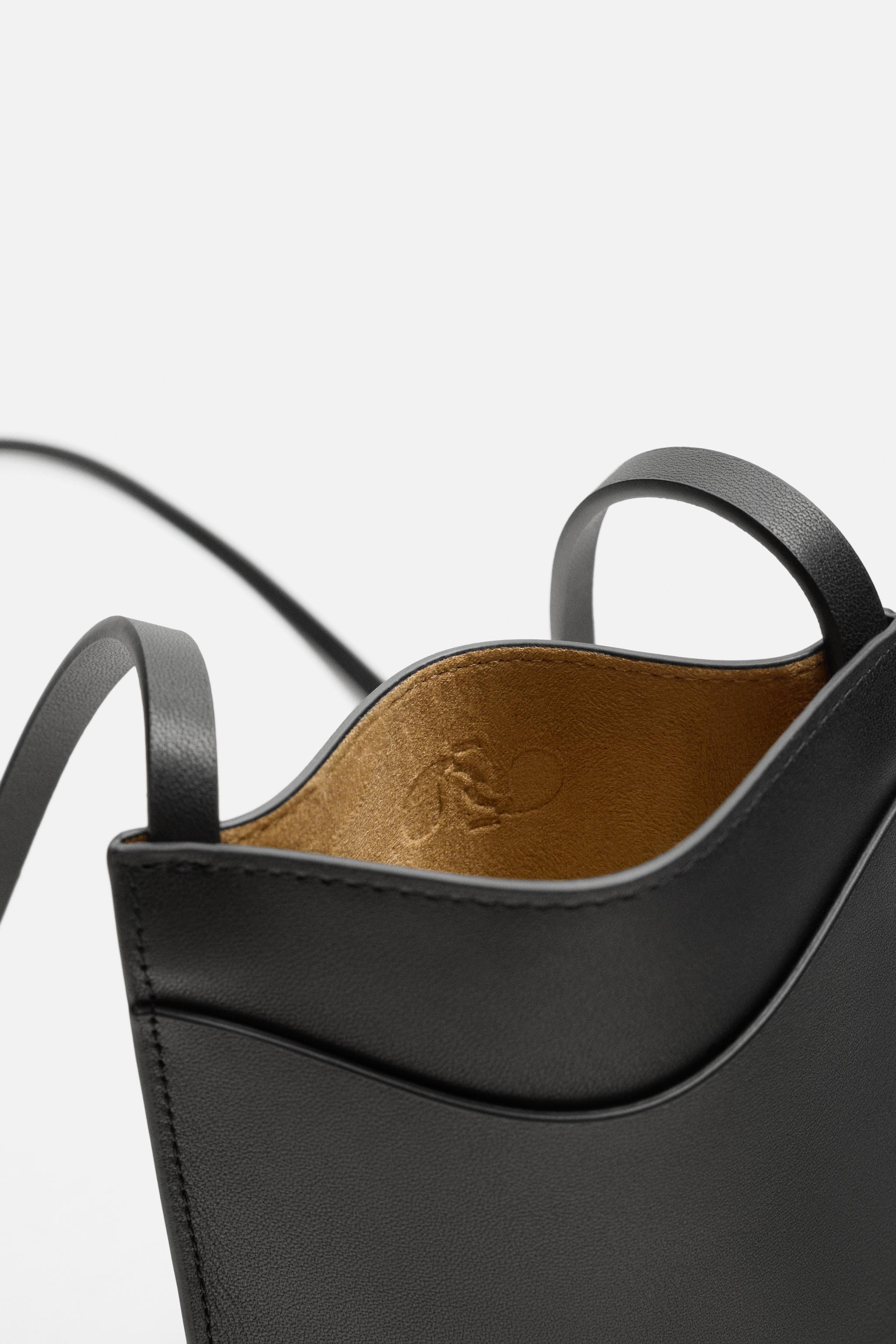 テクスチャードクロスボディバッグ - ブラック | ZARA Japan / 日本