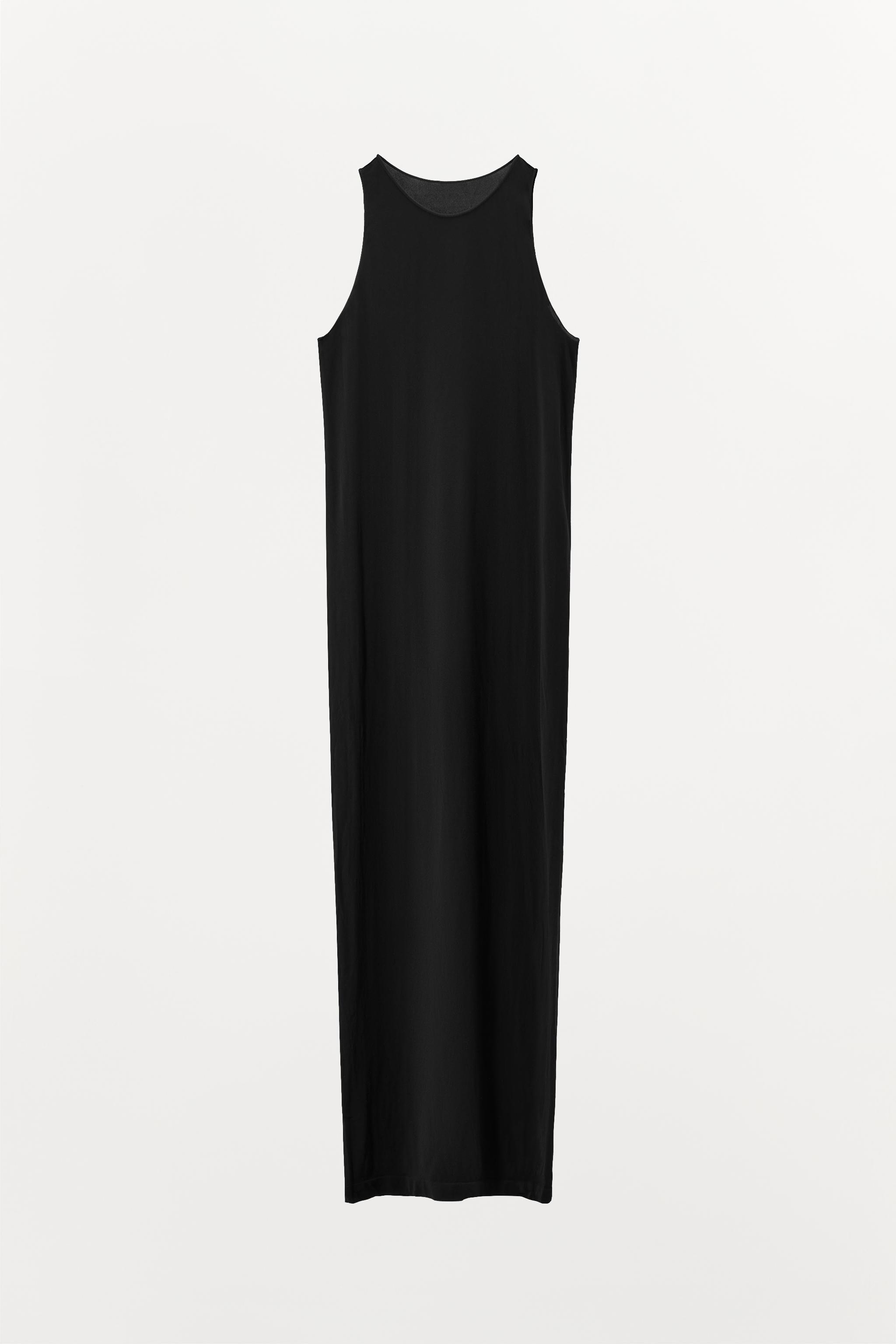 ZARA ポリアミド ロングワンピース 5919/510 ポリアミド ロングワンピース - ブラック | ZARA Japan / 日本