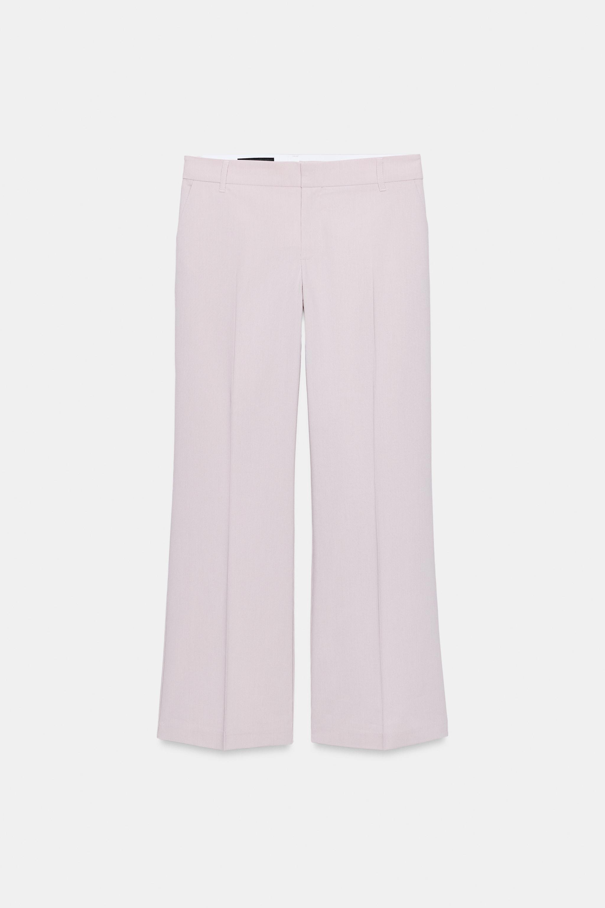 LOW-RISE STRAIGHT LEG PANTS