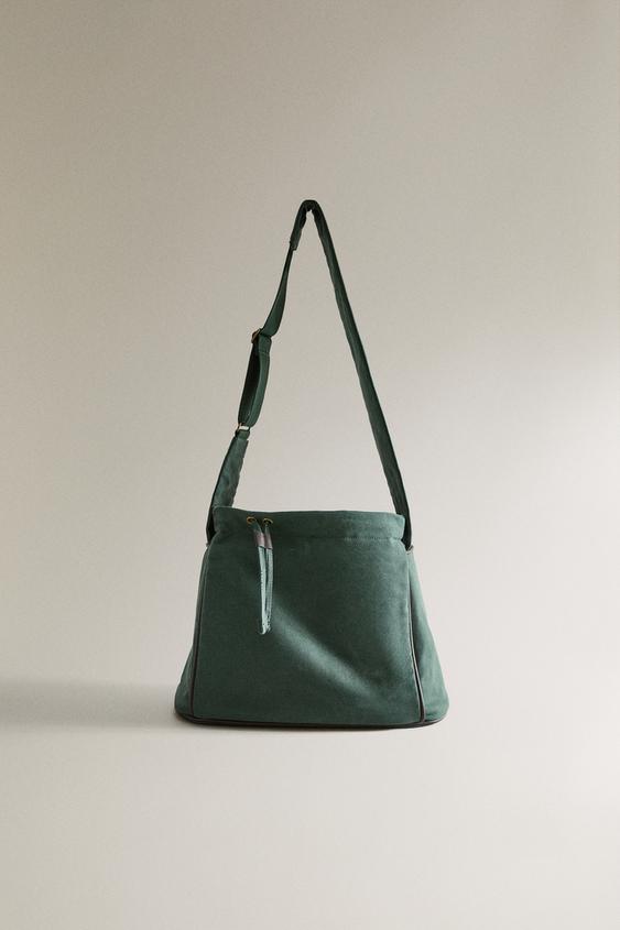 BOLSA TRANSPORTE DE ALGODÃO PARA ANIMAIS DE ESTIMAÇÃO - Verde da Zara - Imagem 0
