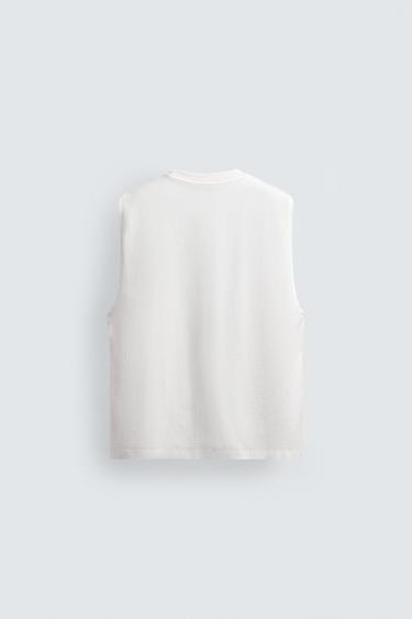 FADED TANK TOP - White by Zara - Image 7