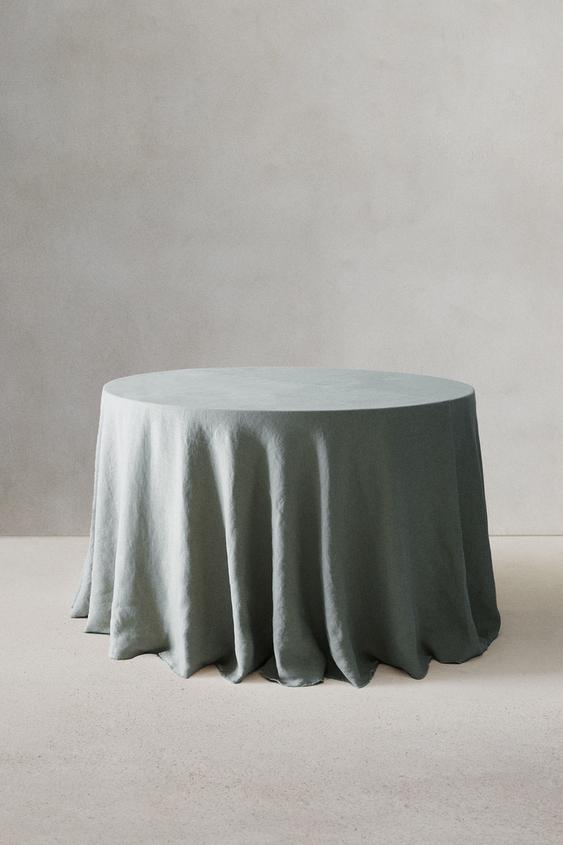 TABLECLOTH 01 - Mid-blue by Zara - Image 0