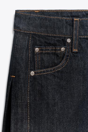 BALLOON PLEATED TROUSERS ZW COLLECTION - Blue by Zara - Image 7