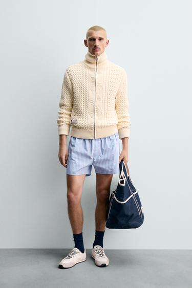 CHAMPION ® X ZARA POPLIN BOXER SHORTS - Sky blue by Zara - Image 0