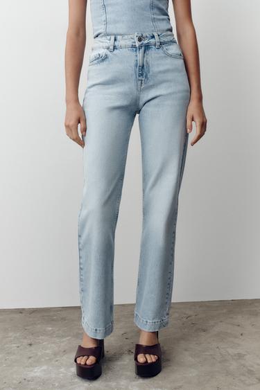 JEAN Z.04 DROIT TAILLE MOYENNE LONGUEUR TOTALE - Bleu clair de Zara - Image 1