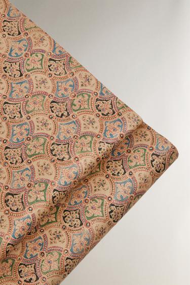 PAISLEY FLAT SHEET - Beige by Zara - Image 3
