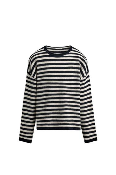 Zara LIGHTWEIGHT STRIPED SWEATER - Striped - Image 0