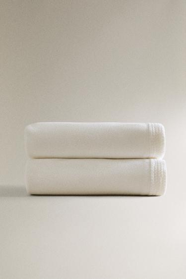 EMBROIDERED BEDSPREAD - White by Zara
