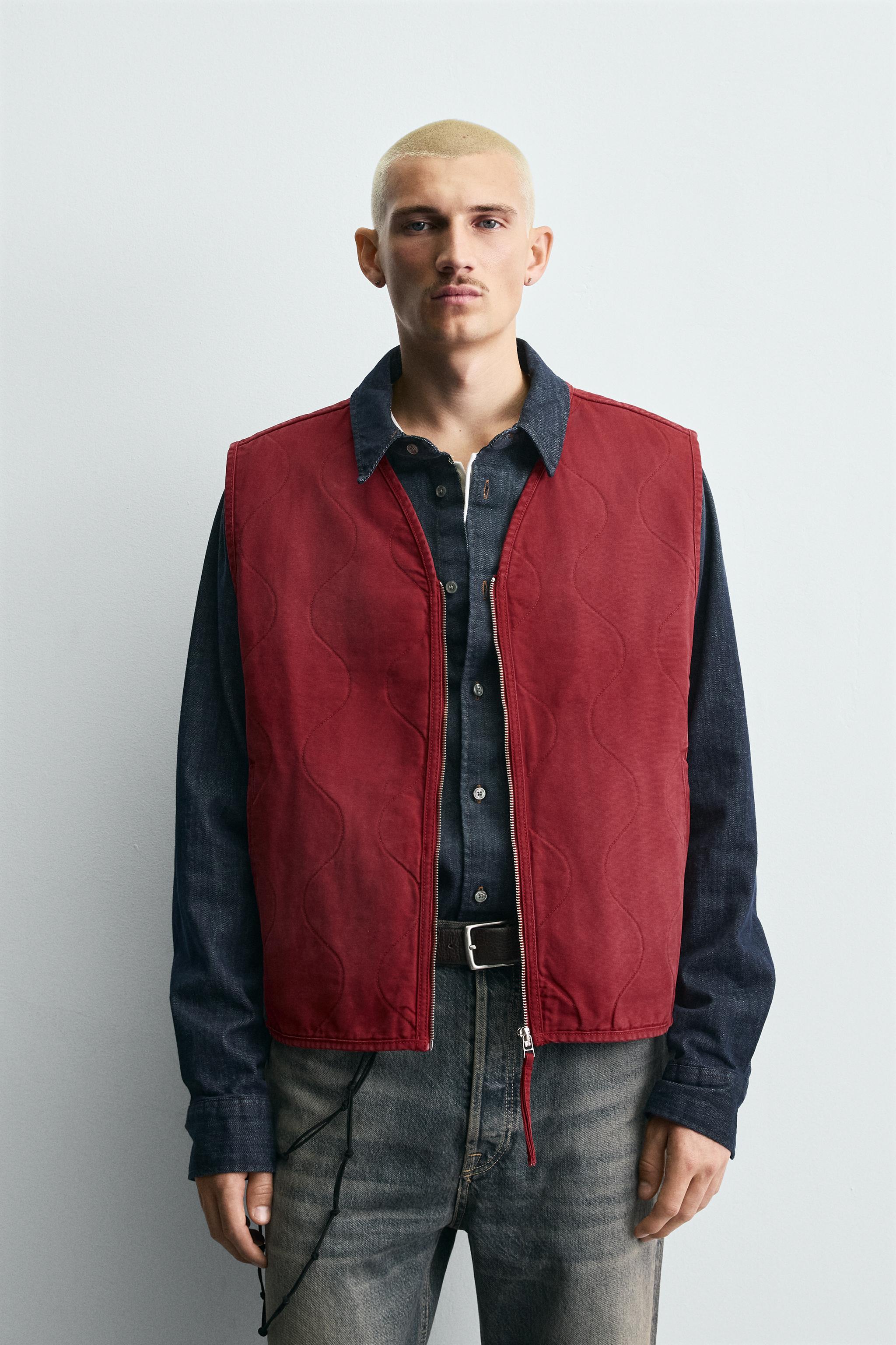 WASHED PADDED VEST