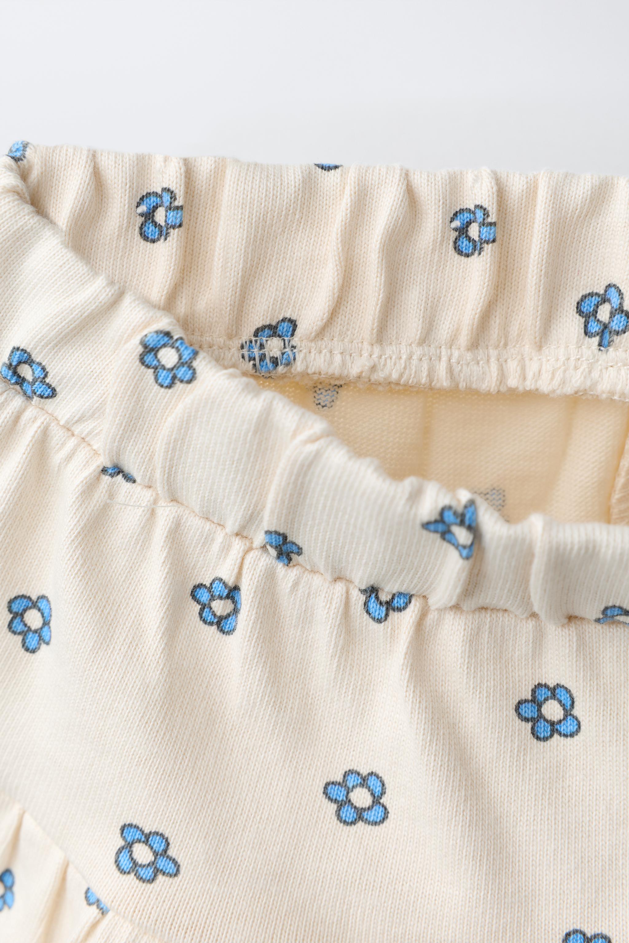 PRINTED PLUSH SHORTS
