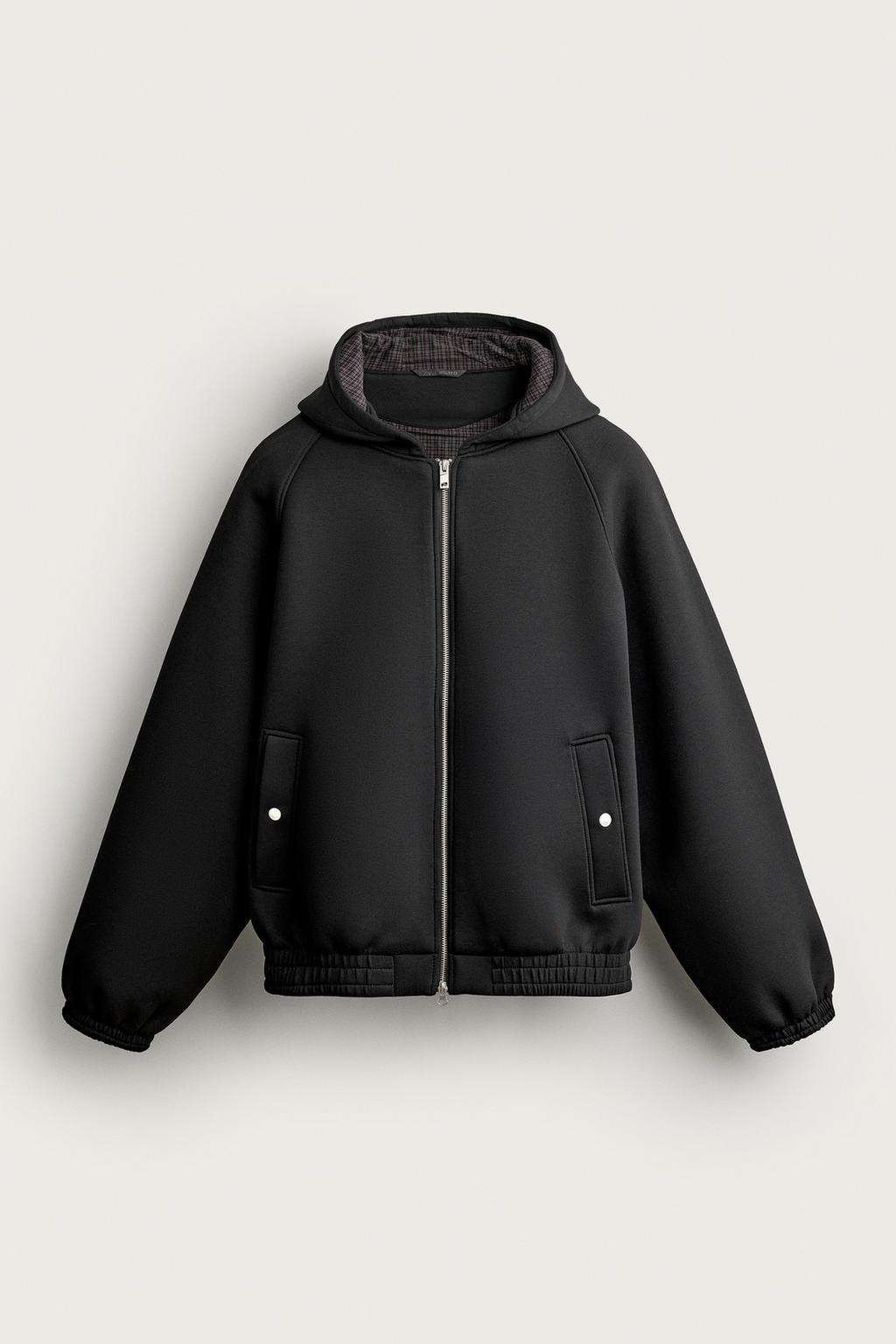 TECHNICAL RELAXED FIT HOODIE JACKET