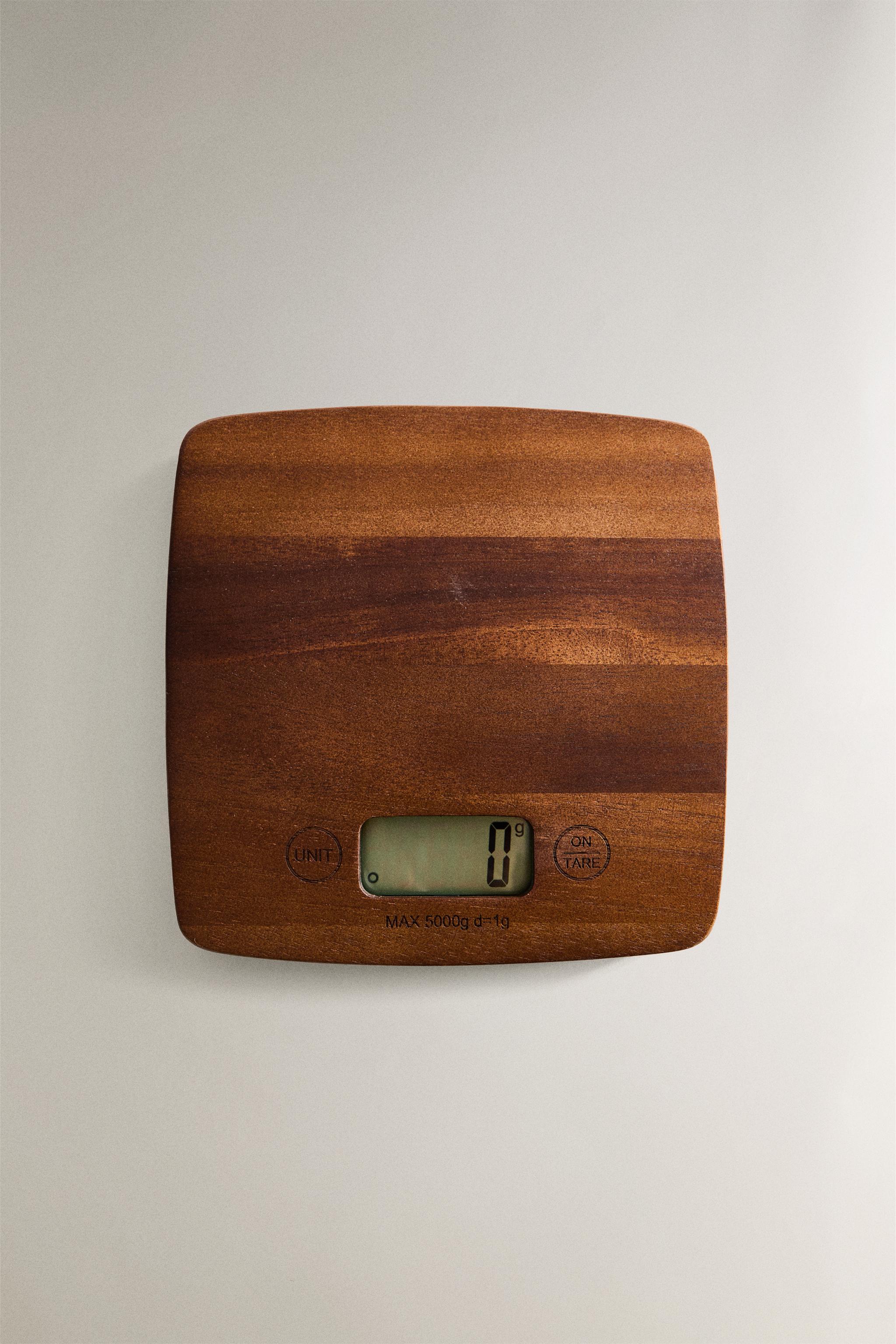 WOODEN KITCHEN SCALE - Light beige | ZARA United States