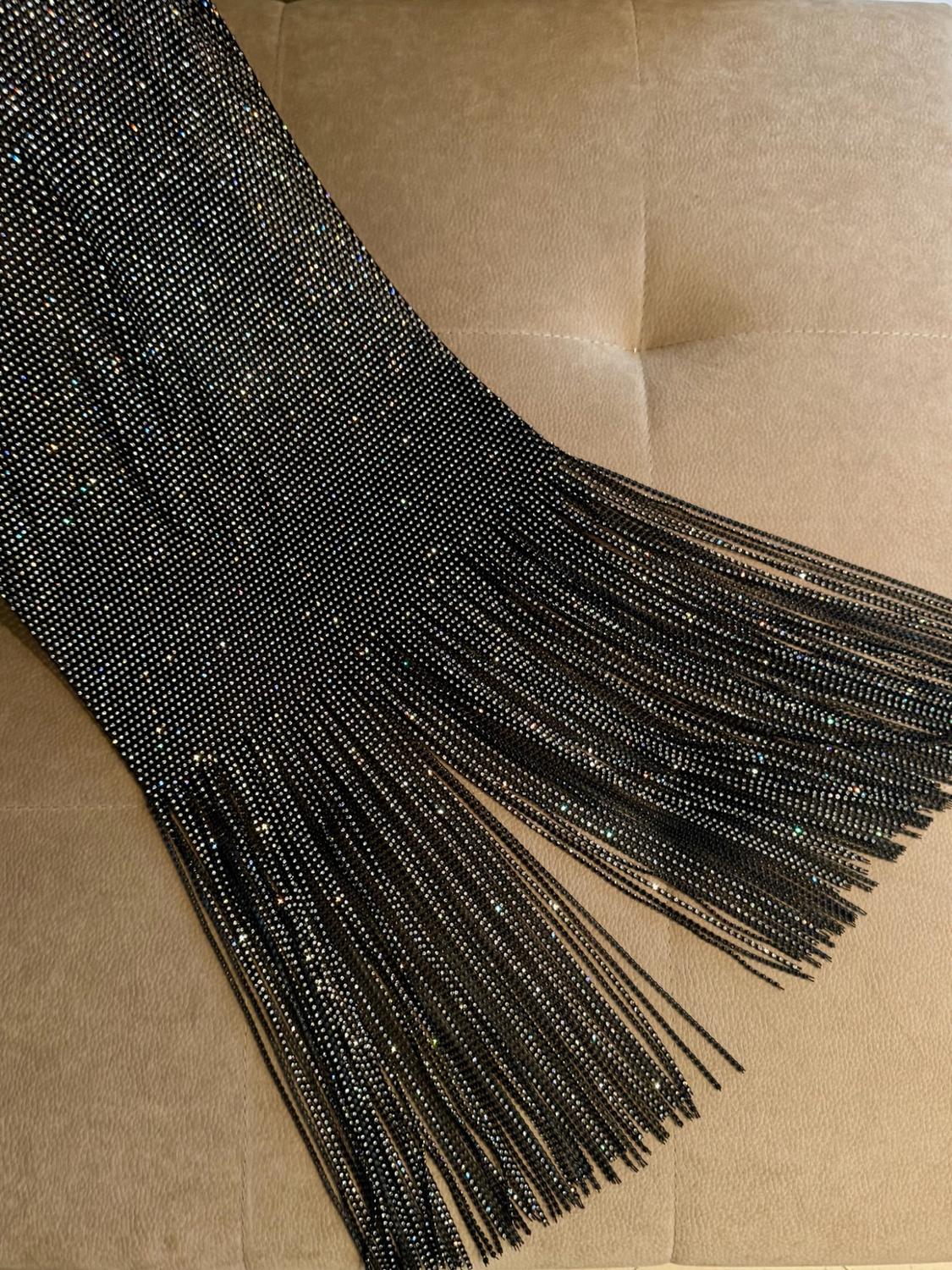 CASCADING DRESS WITH RHINESTONES - Image 7