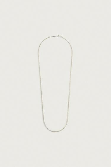 EDELSTAHLGLIEDERKETTE - Silber von Zara