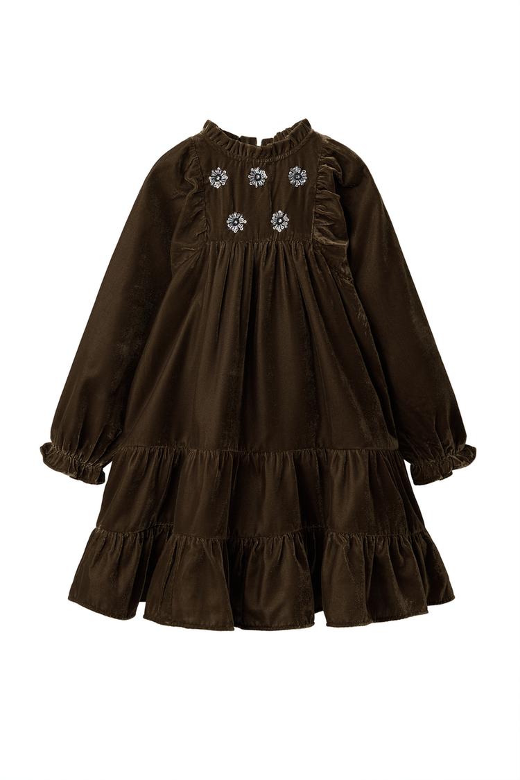 Vestido velvet joya