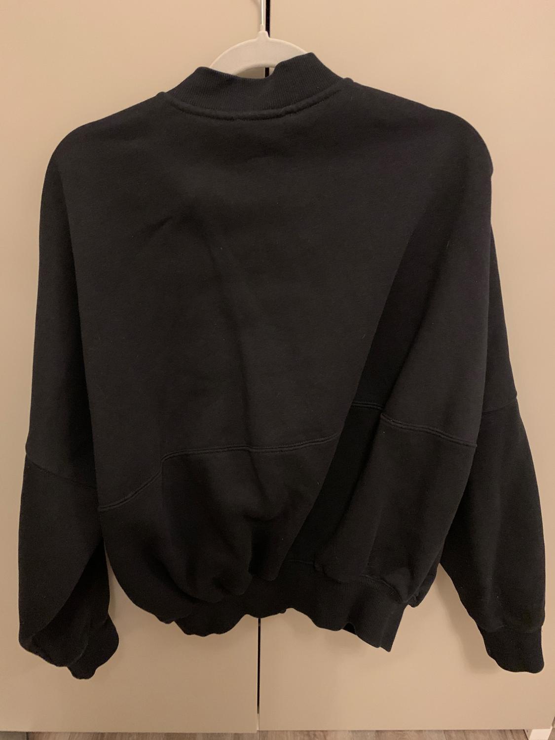 BOMBER SWEATSHIRT WITH ZIP - Image 2