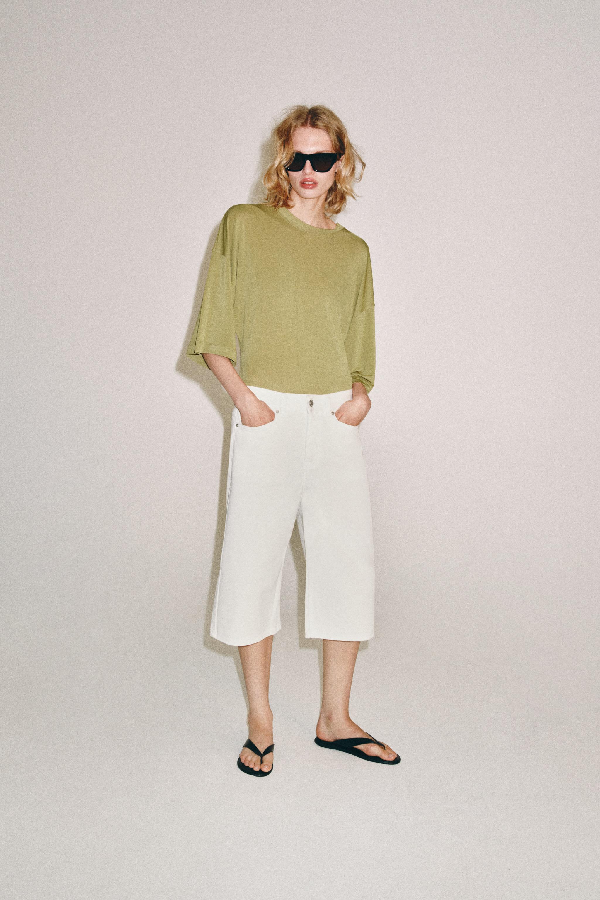 SHORT SLEEVE BODYSUIT — Olive green