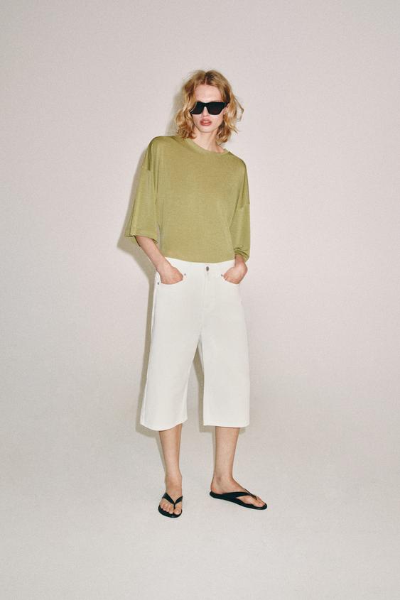 SHORT SLEEVE BODYSUIT - Olive green de Zara - Imagen 0