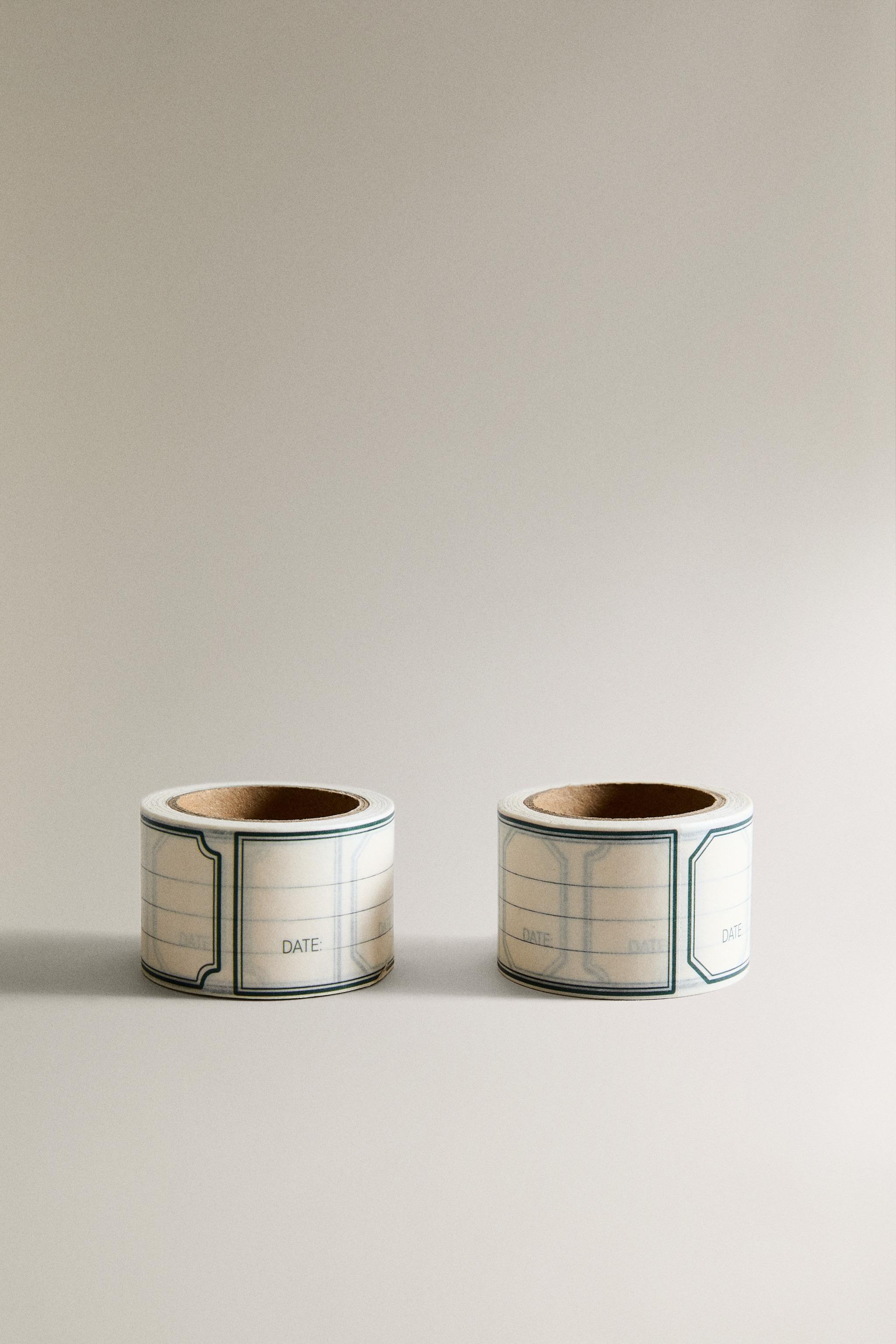ADHESIVE DATE LABEL ROLLS (PACK OF 2)