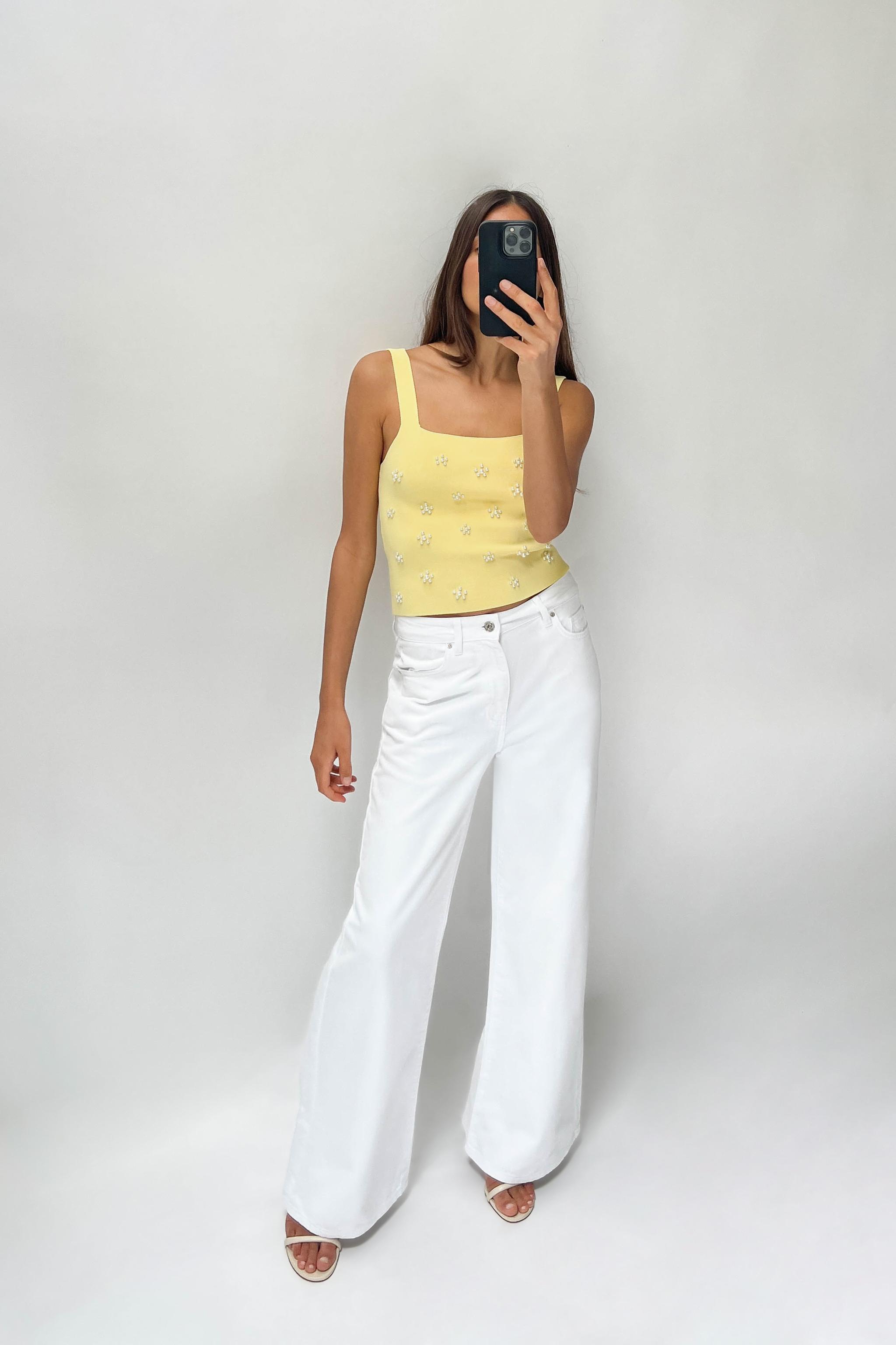 Women's White Jeans | Explore our New Arrivals | ZARA United States