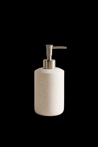 Zara WHITE MARBLE SOAP DISPENSER - white