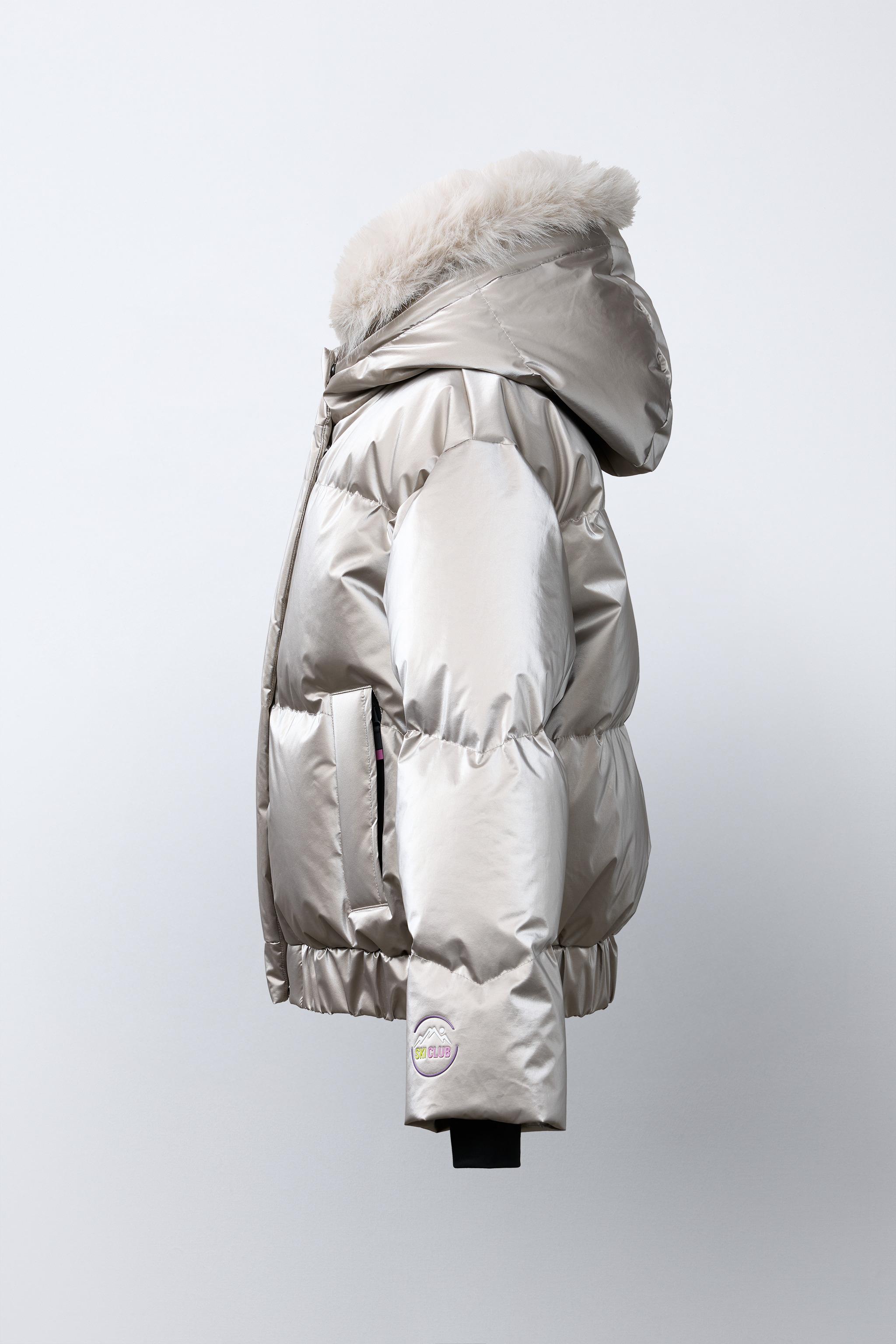 METALLIC WATER-RESISTANT AND WINDPROOF 80% DOWN AND 20% FEATHER