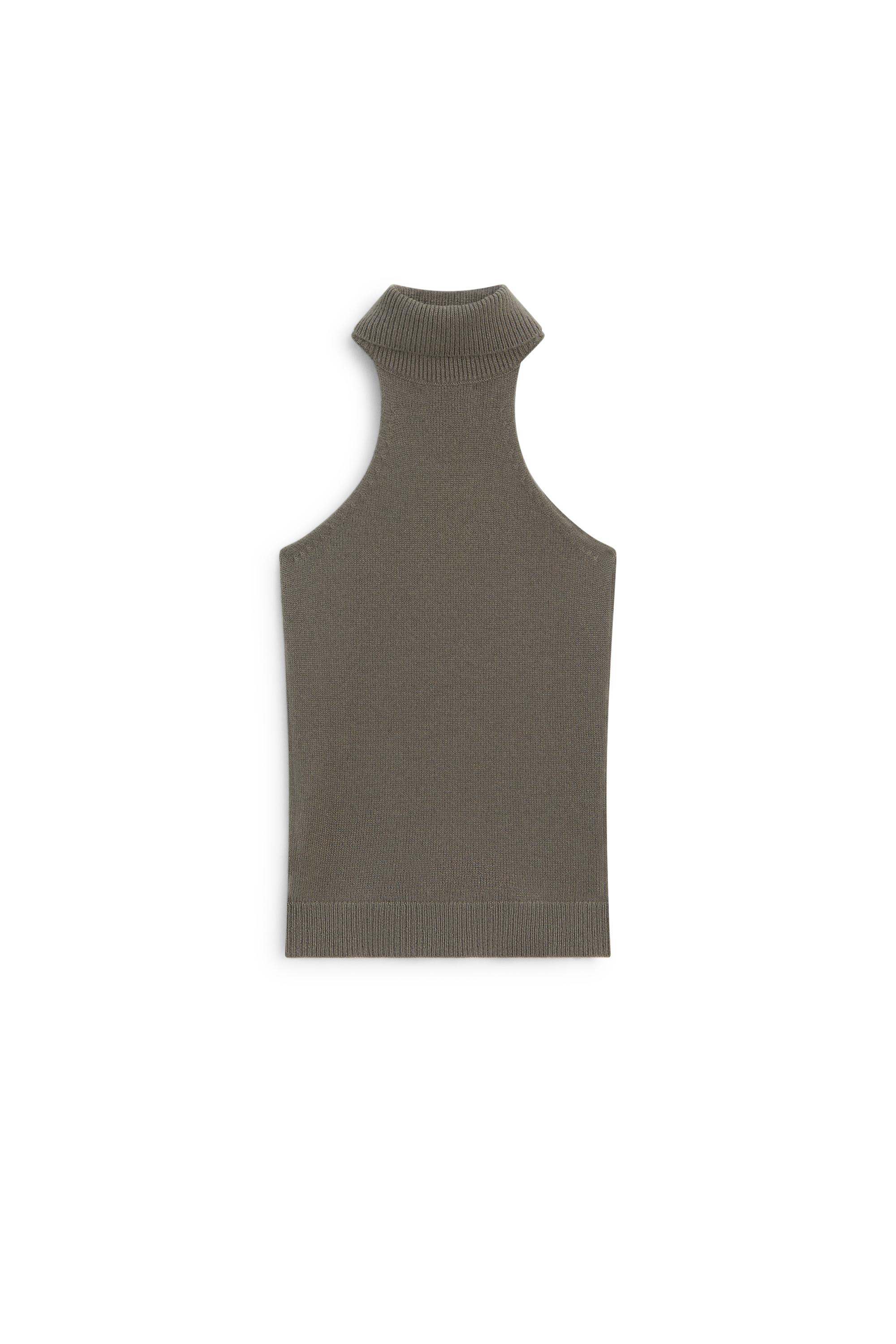 100% Cashmere Halter Knit Top - LIMITED EDITION