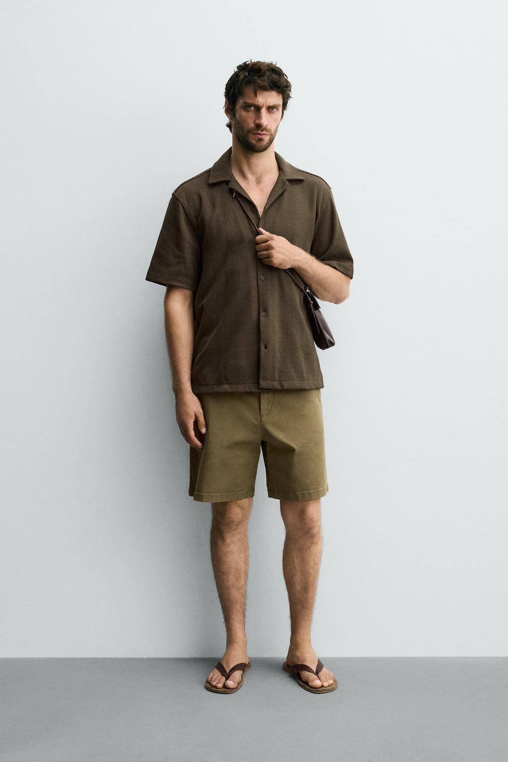 TEXTURED REGULAR FIT SHIRT