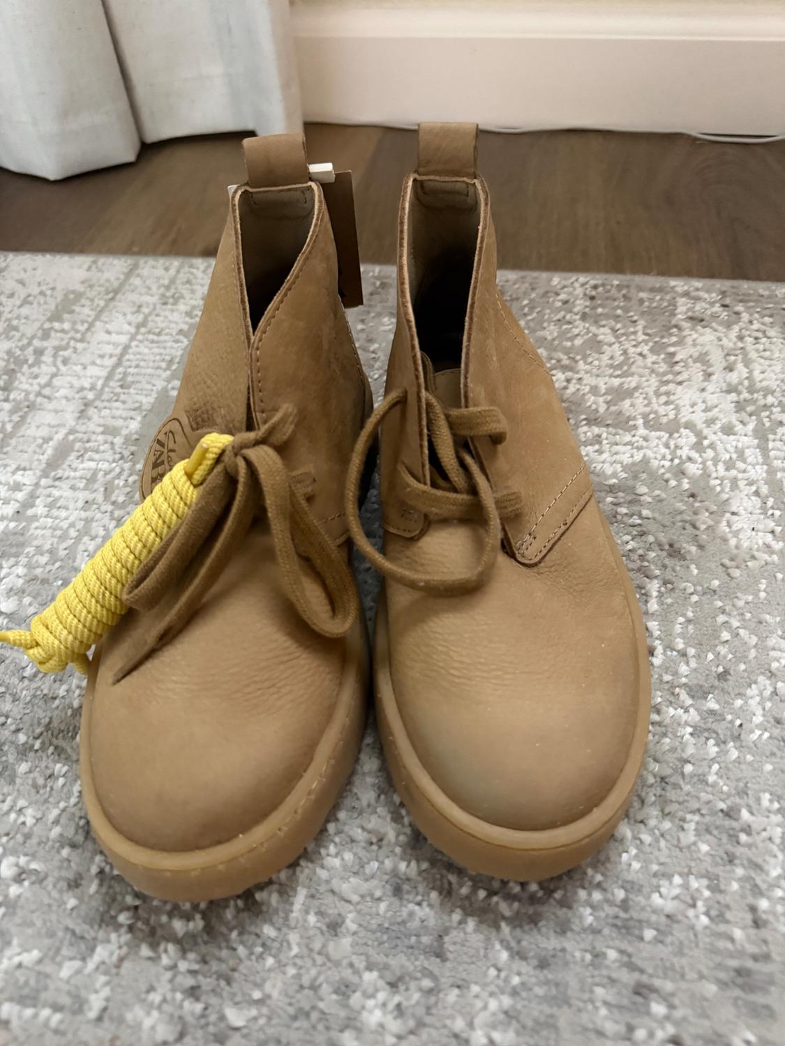 KIDS/ CLARKS® x ZARA LEATHER ANKLE BOOTS - Image 5