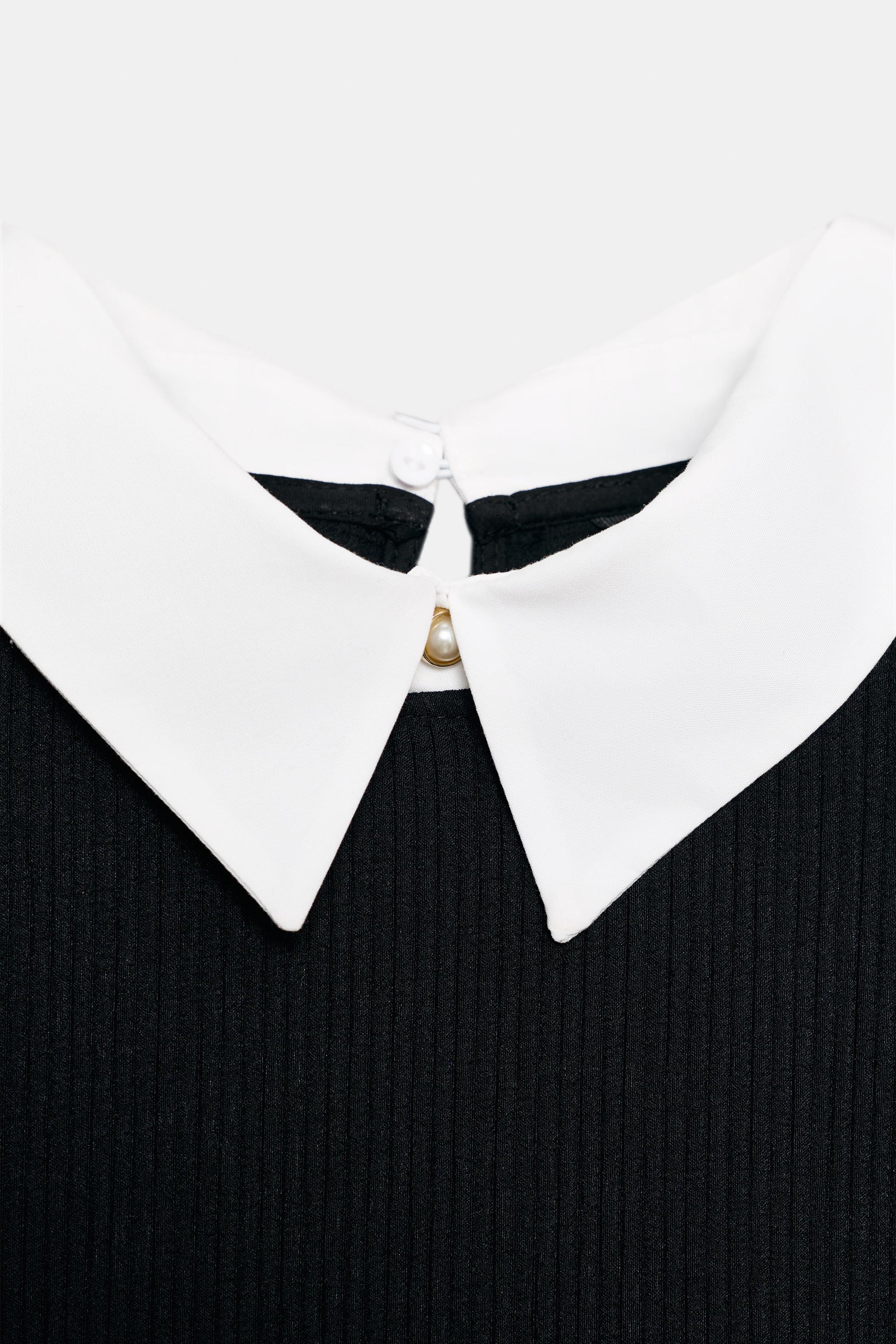 CONTRASTING POPLIN SHIRT