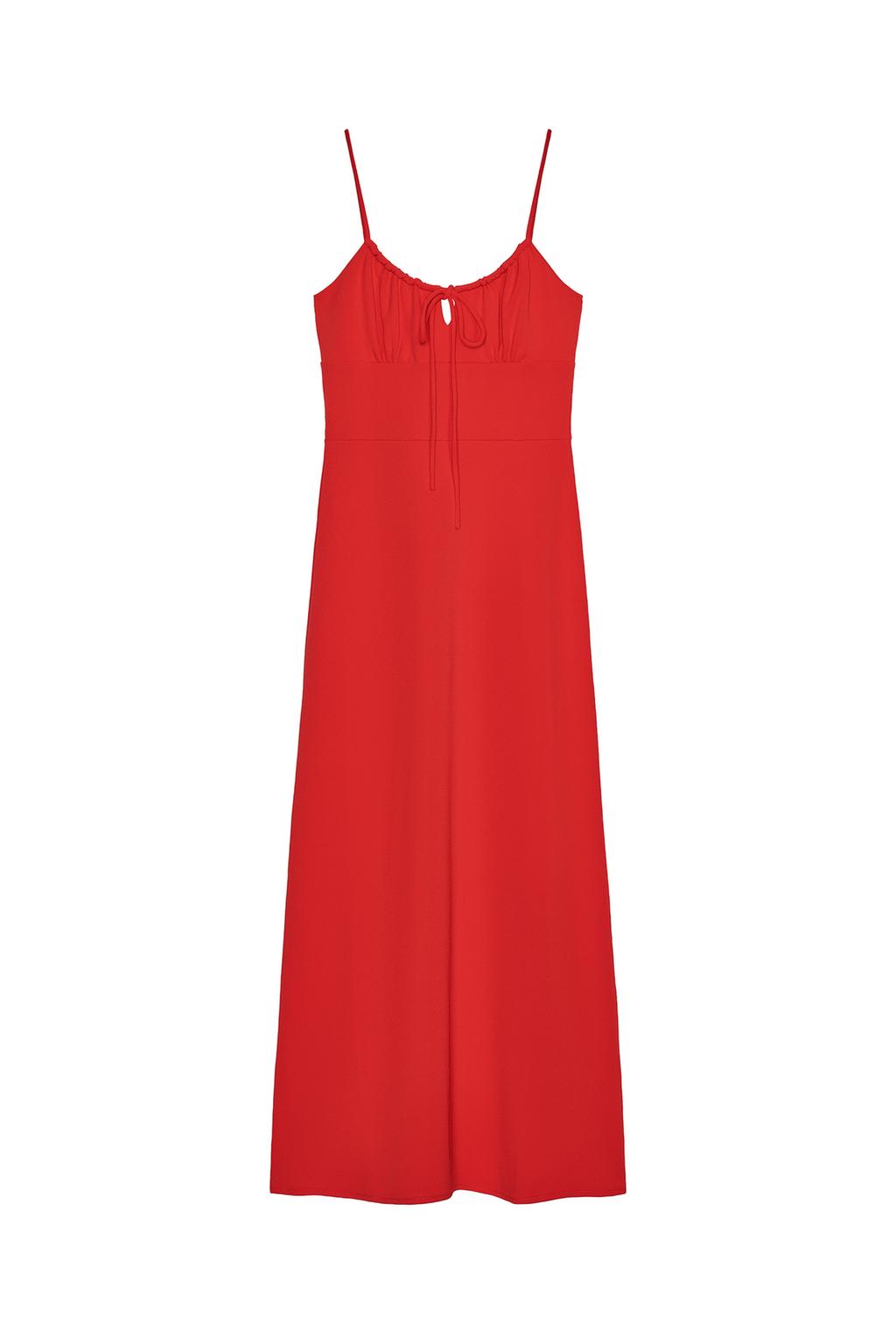 FLOWY STRAPPY MIDI DRESS - image 3
