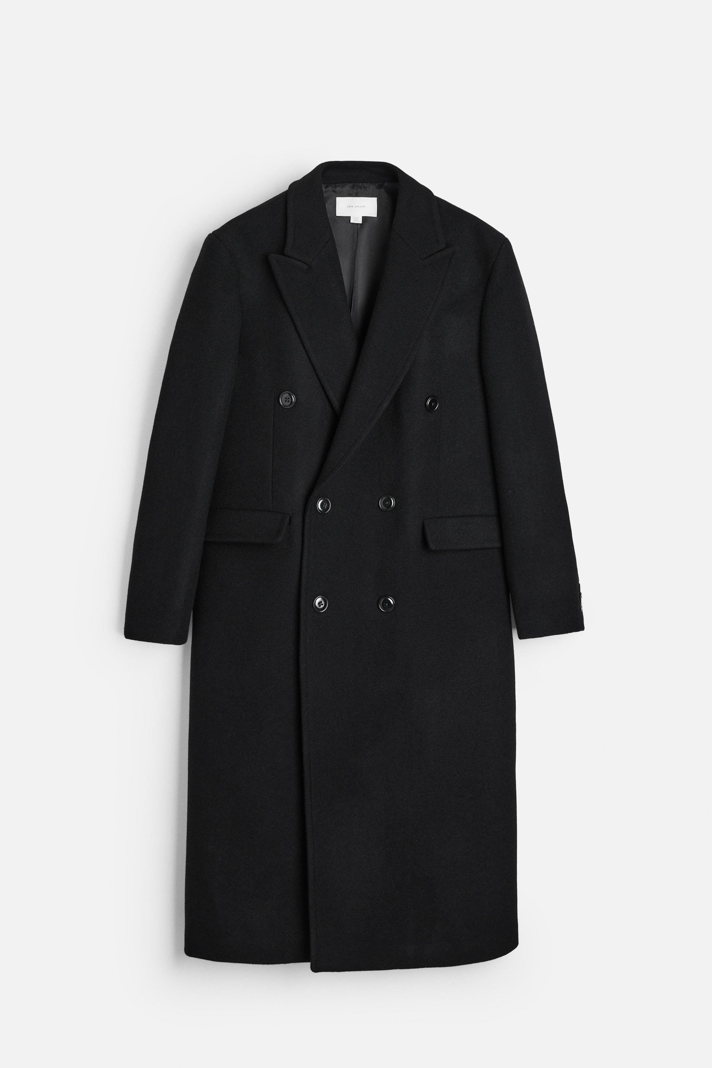 Zara double breasted top coat