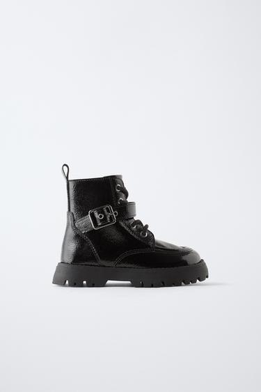 BUCKLE BOOTS - Black by Zara