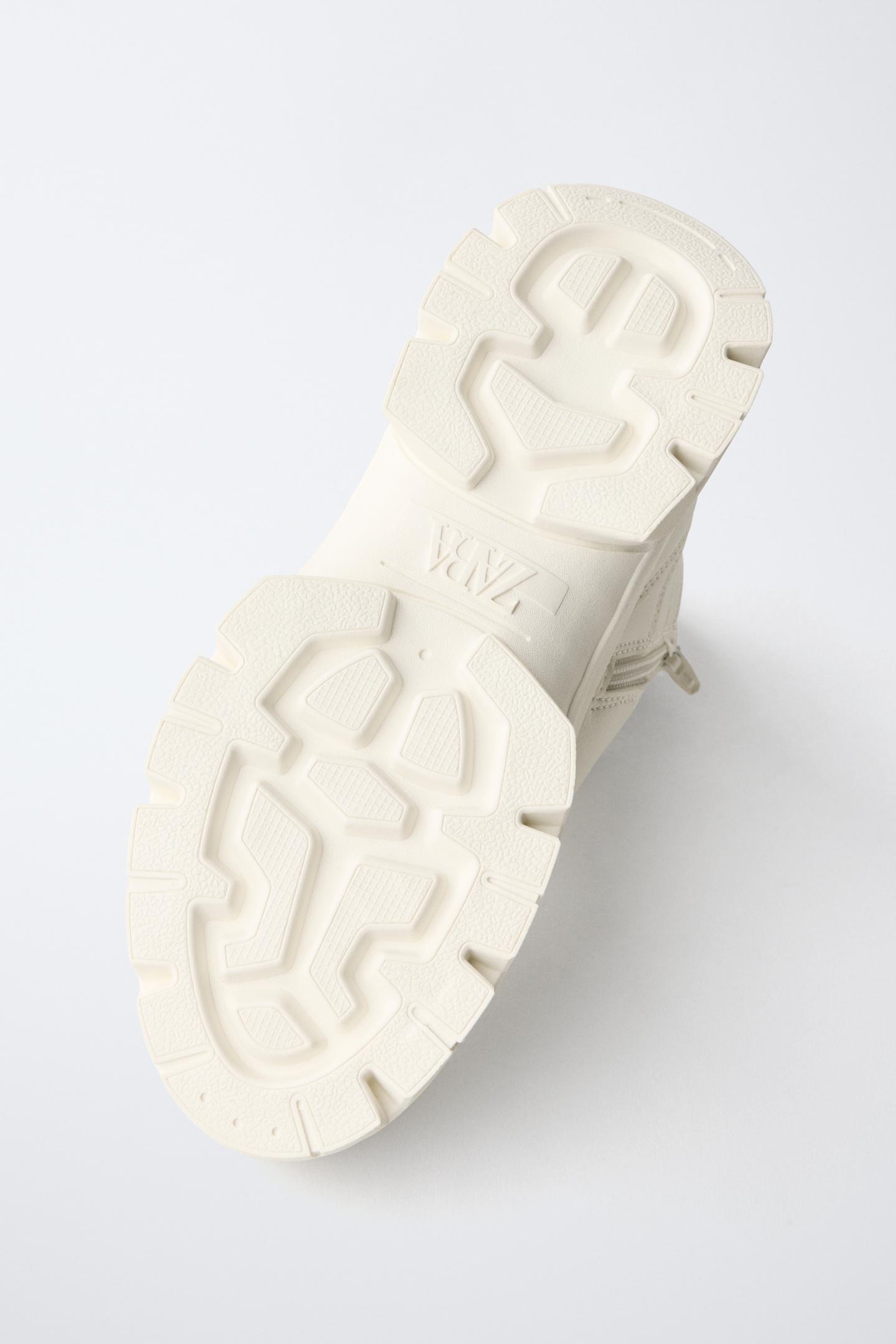 Детские кроссовки Zara Charm Sneaker, цвет: Молочный белый — фото 7