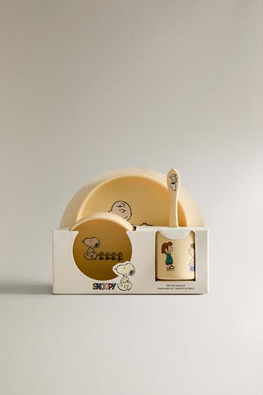 CHILDREN'S PEANUTS™ TABLEWARE SET (SET OF 4) - Light yellow by Zara - Image 5