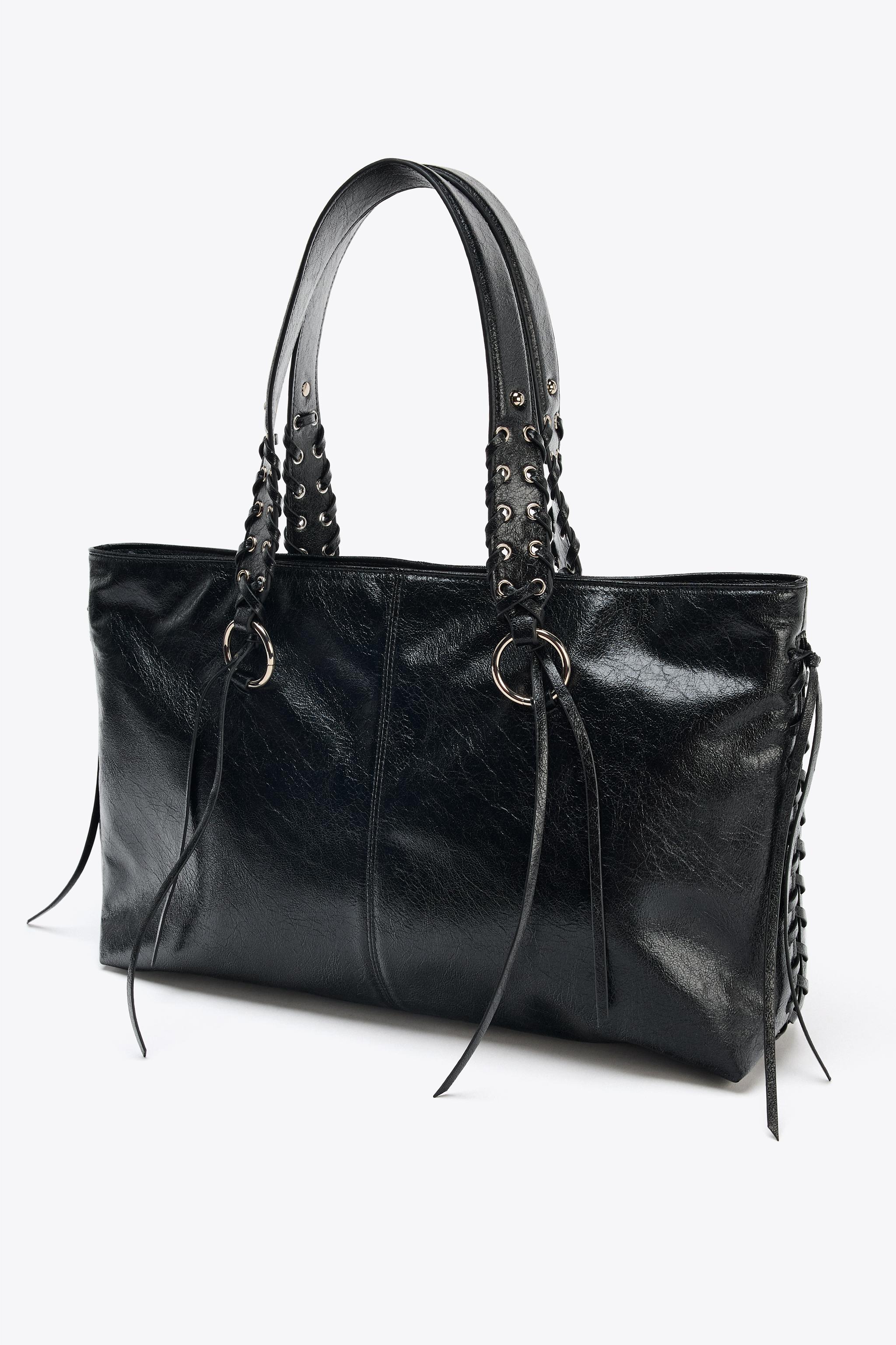 FRINGED TOTE BAG