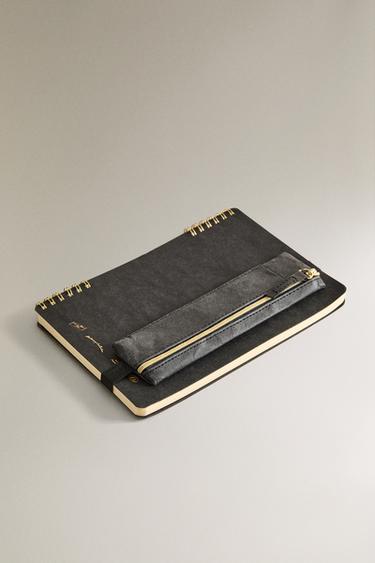 A5 NOTEBOOK CASE - Black by Zara - Image 1