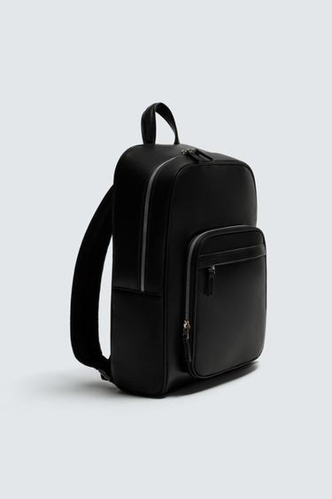 TEXTURED BACKPACK - Black by Zara