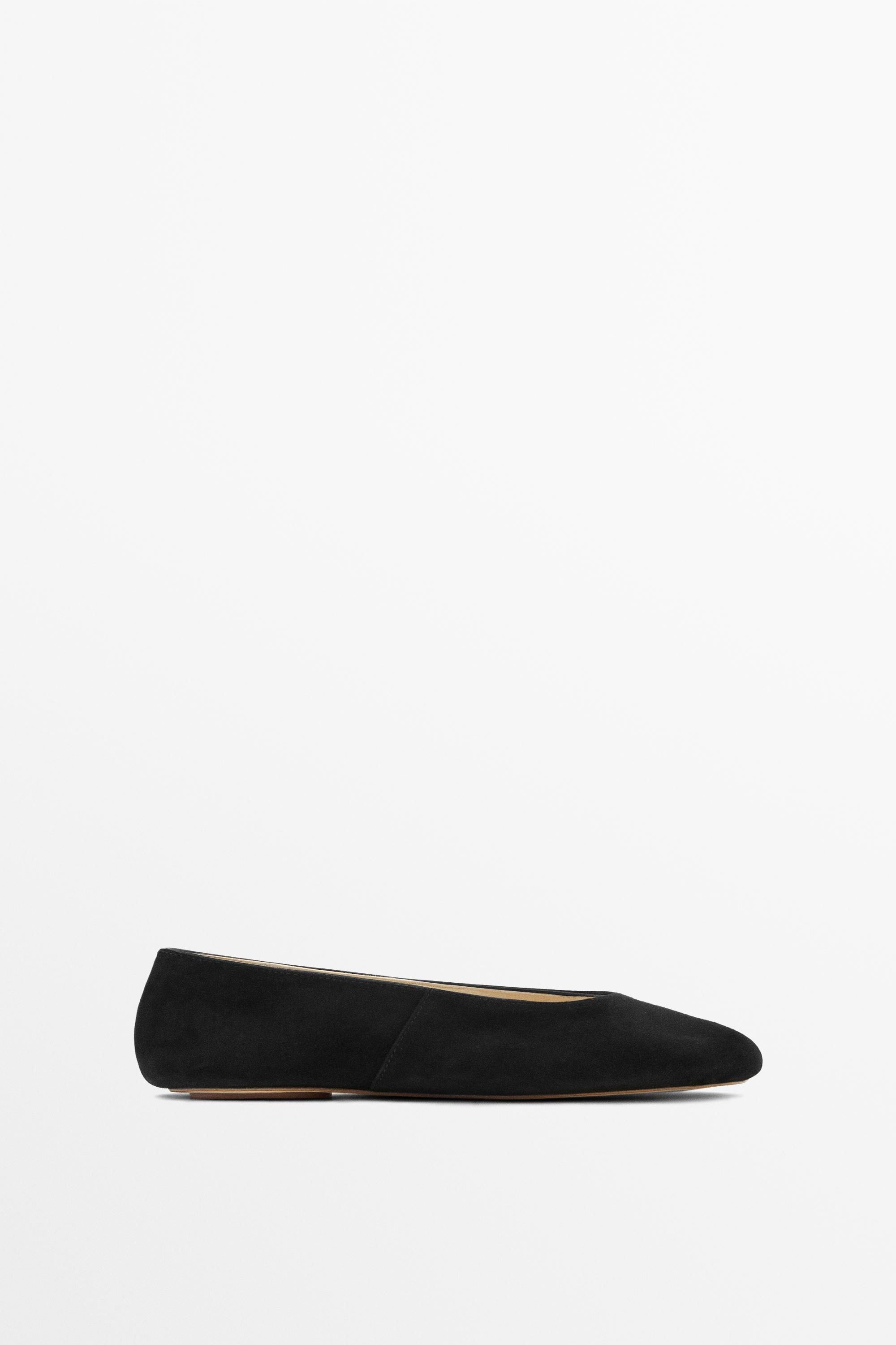 Soft leather ballet flats