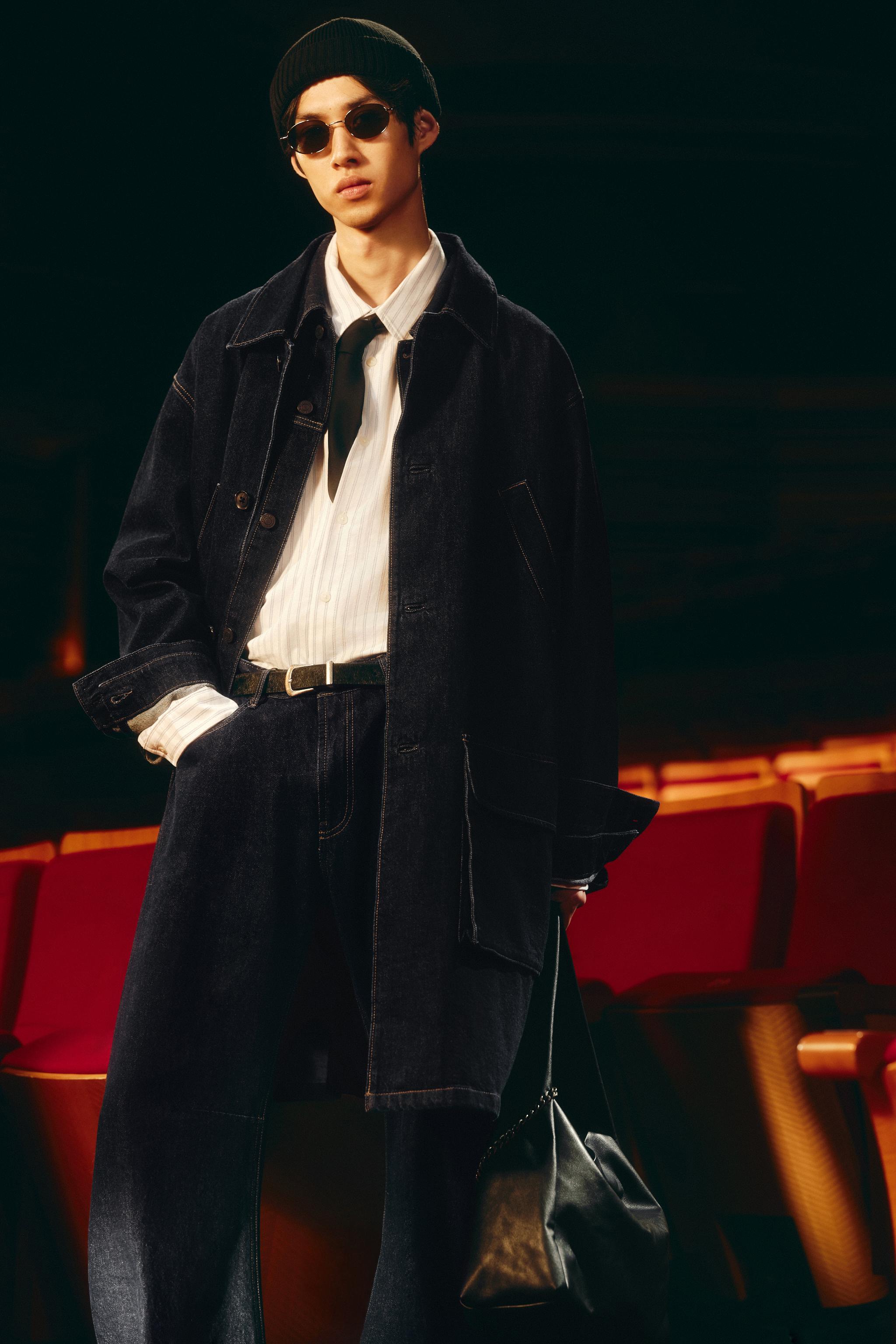 ☆大人気！【ZARA】ザラ　ロングコート　トレンチコート　フェイクレザー　メンズ 2026年最新】zara レザーコートの人気アイテム - メルカリ