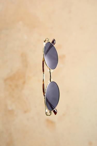 Zara METAL SUNGLASSES - Golden