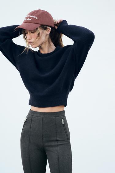 SOFT KNIT SWEATER - Blue by Zara